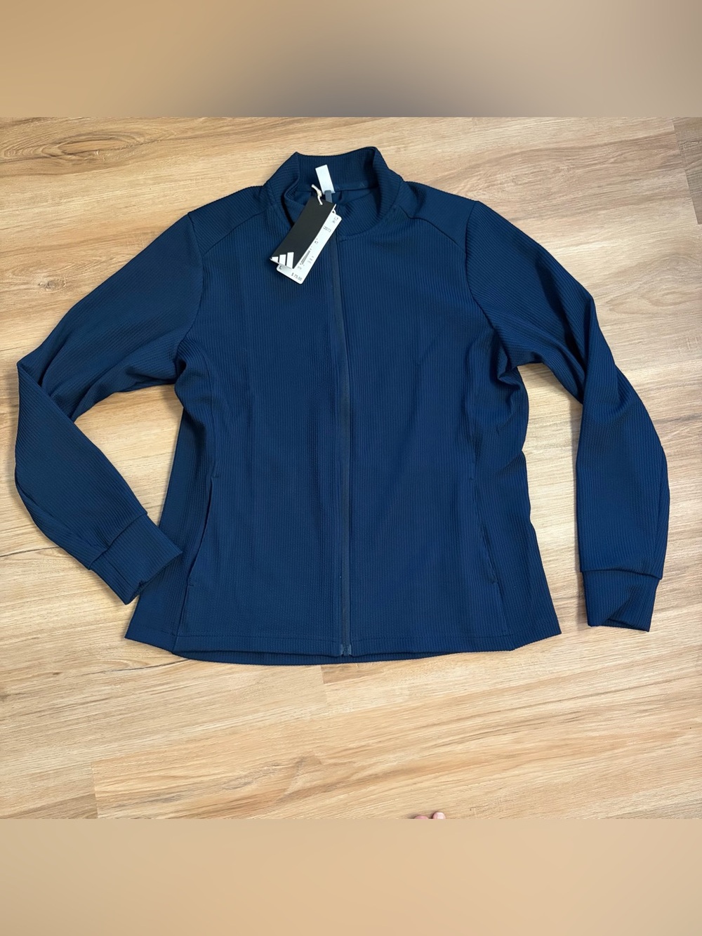 Adidas Women's PERFORMANCE TEXTURE FULL ZIP JACKET NEW